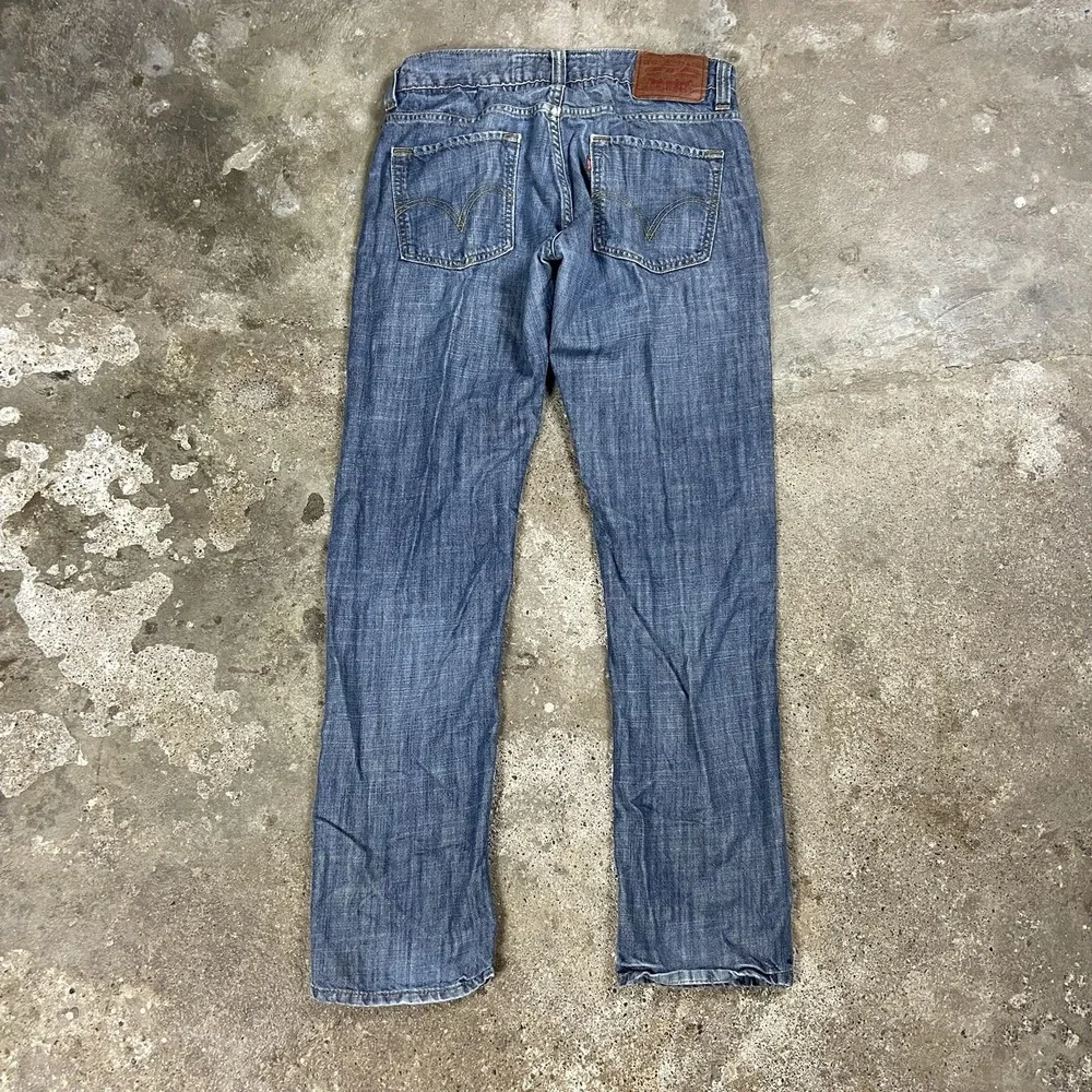 Vintage Y2K Levi's 511 Jeans Size 33x30 Blue Denim Medium Wash Skinny Fit Casual